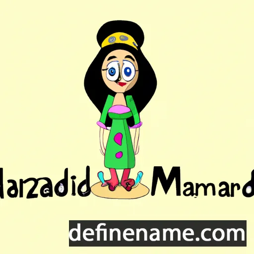 cartoon of the name Mehrangiz