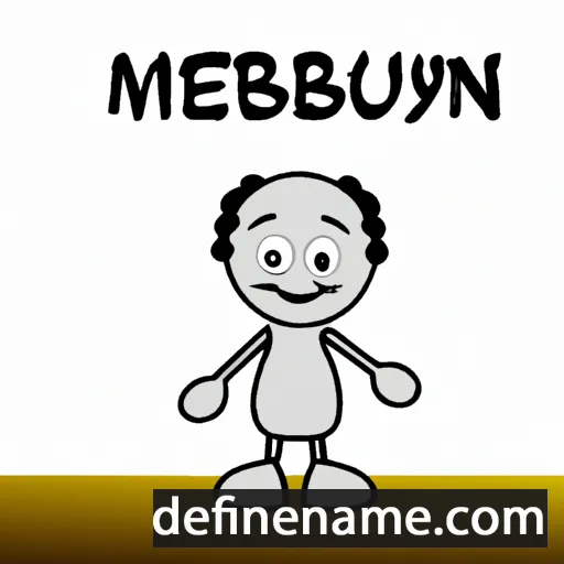 cartoon of the name Mehrbonu