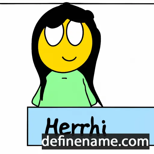 cartoon of the name Mehri