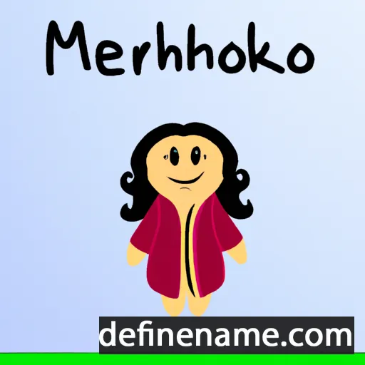 cartoon of the name Mehrikamol