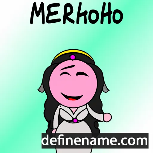 cartoon of the name Mehrimoh