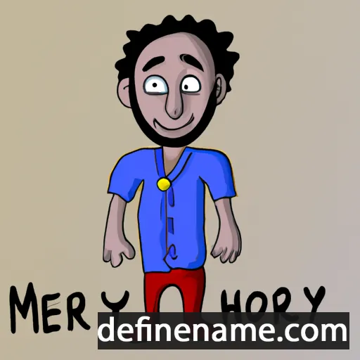 cartoon of the name Mehrioy