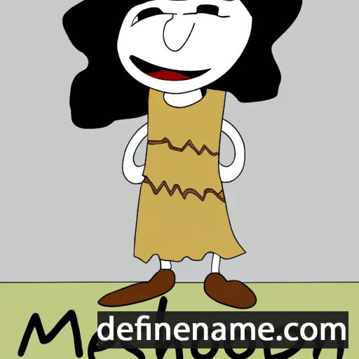 cartoon of the name Mehrnoosh