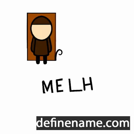 cartoon of the name Mehujael