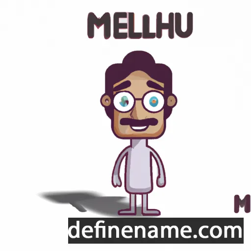 cartoon of the name Mehul