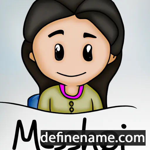 cartoon of the name Mehwish