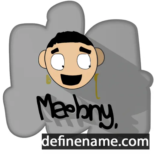 cartoon of the name Mehy