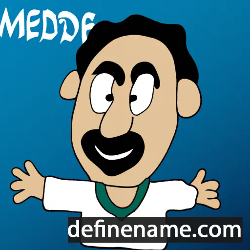 cartoon of the name Mehyeddine