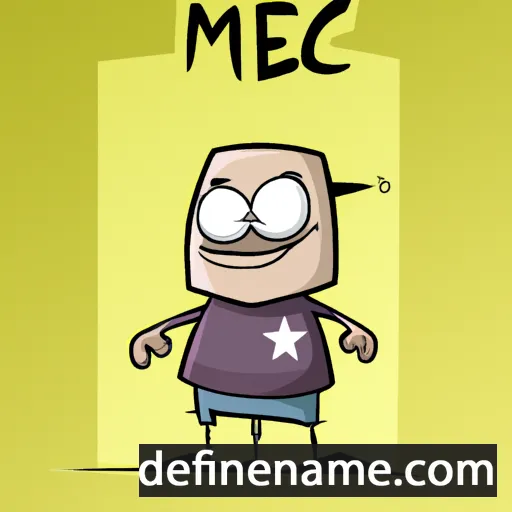 cartoon of the name Meic