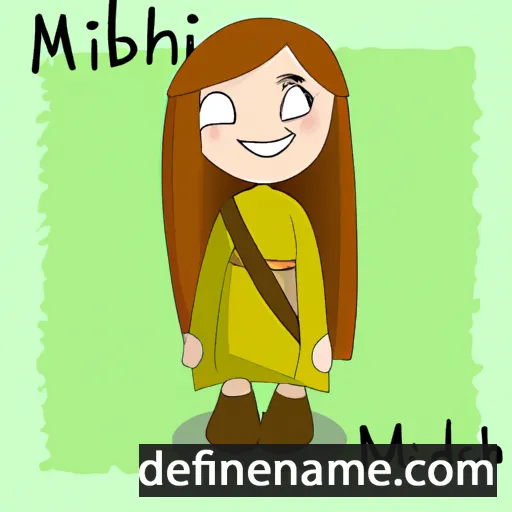 cartoon of the name Meidhbhín