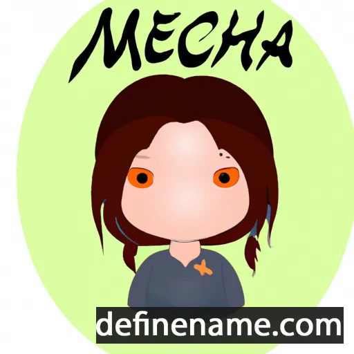 cartoon of the name Meihua