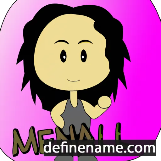 cartoon of the name Meilani