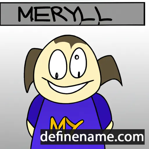 cartoon of the name Meilyr