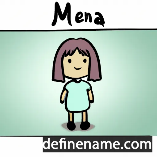 Meina cartoon