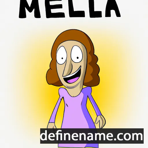 cartoon of the name Meinala