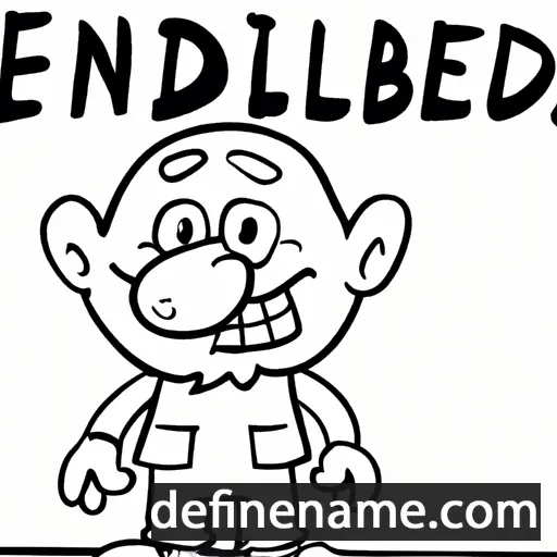 cartoon of the name Meinbald