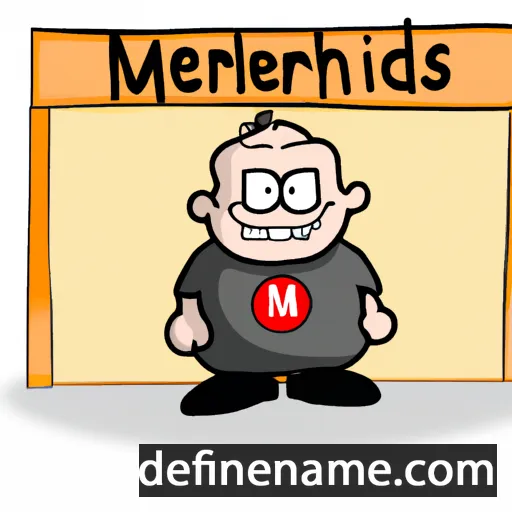 cartoon of the name Meinhards