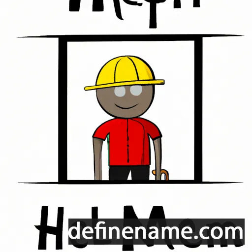 cartoon of the name Meinhelm