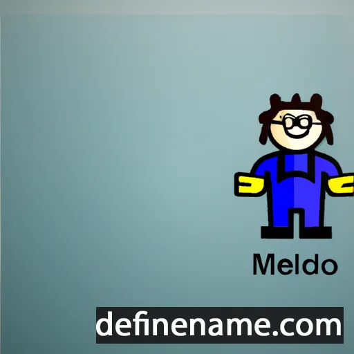 cartoon of the name Meinhold