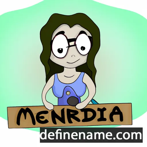 cartoon of the name Meinrada