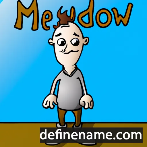 cartoon of the name Meinward