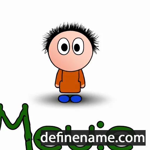 cartoon of the name Meique