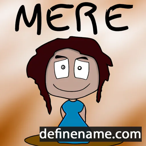 cartoon of the name Meire