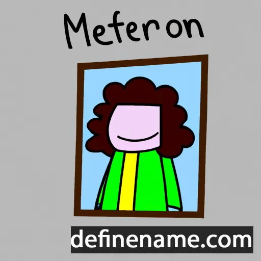 cartoon of the name Meirionfa