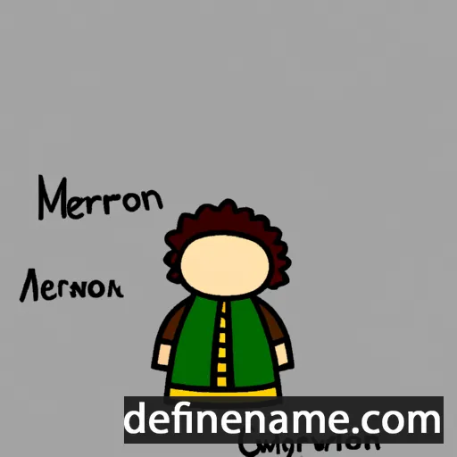 cartoon of the name Meirionwen