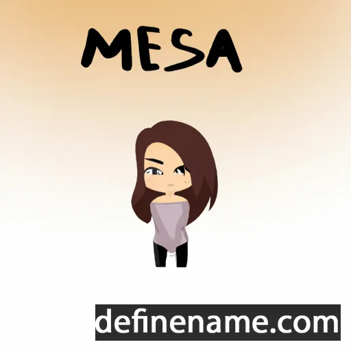 Meisa cartoon