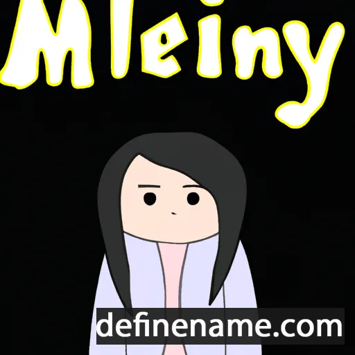 cartoon of the name Meiying