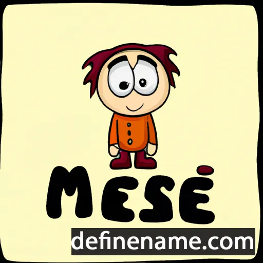 cartoon of the name Mejse