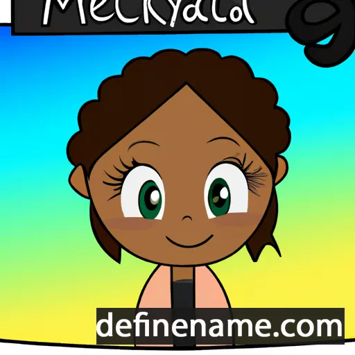 Mekayla cartoon