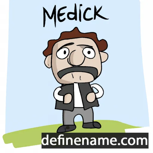 cartoon of the name Mekdes