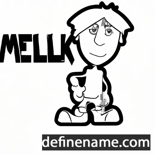 cartoon of the name Mekel