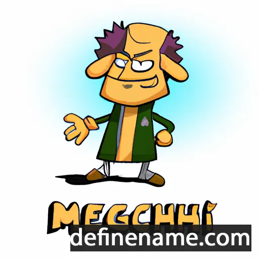 cartoon of the name Mekhag