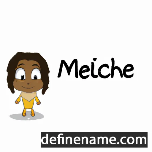 cartoon of the name Mekheele