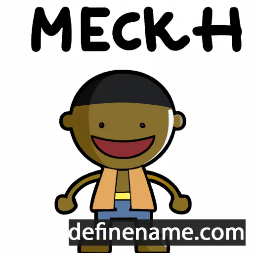 cartoon of the name Mekhi