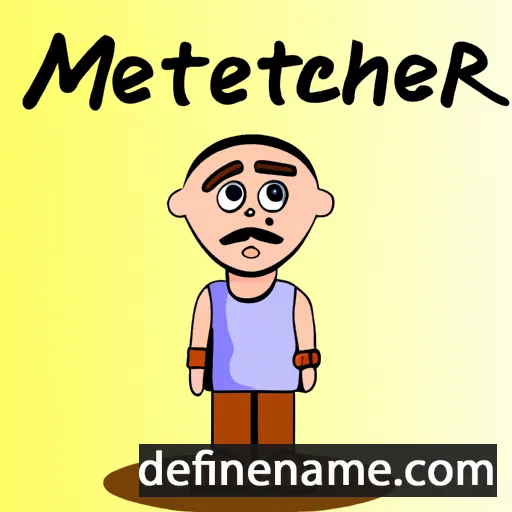 cartoon of the name Mekhitar