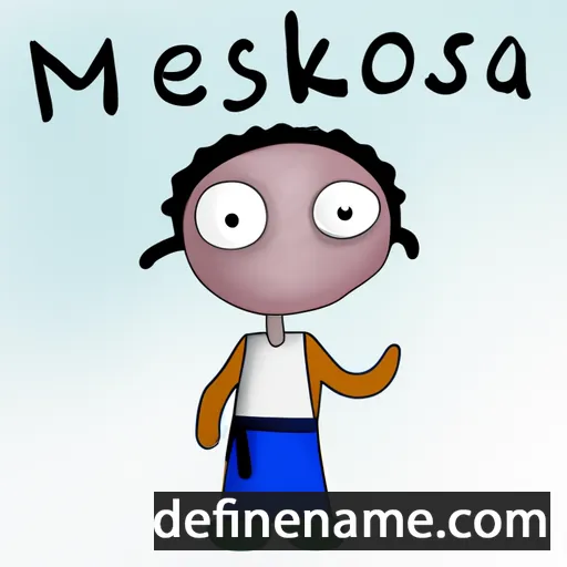 cartoon of the name Mekioussa