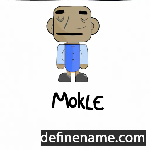 cartoon of the name Mekole