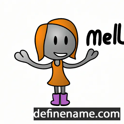 cartoon of the name Mel