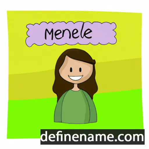 Melaine cartoon