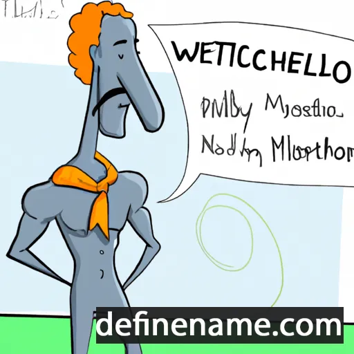 cartoon of the name Melanchthon