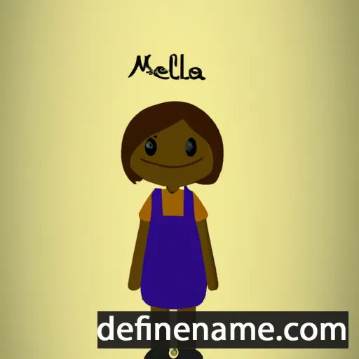 Melanea cartoon