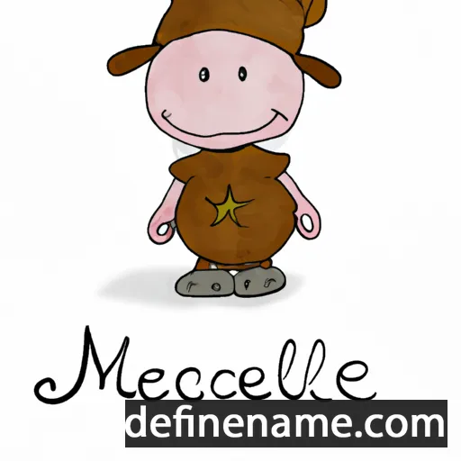 cartoon of the name Melangell