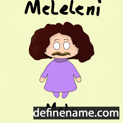 Melani cartoon