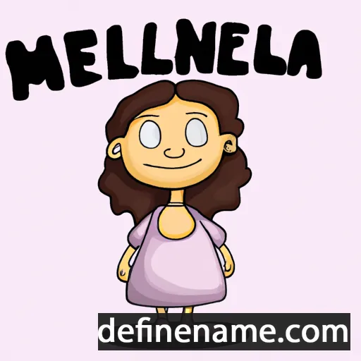 Melaniia cartoon