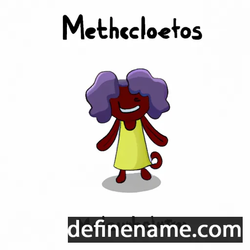 cartoon of the name Melanthos