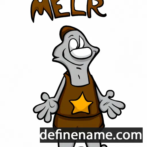 cartoon of the name Melar